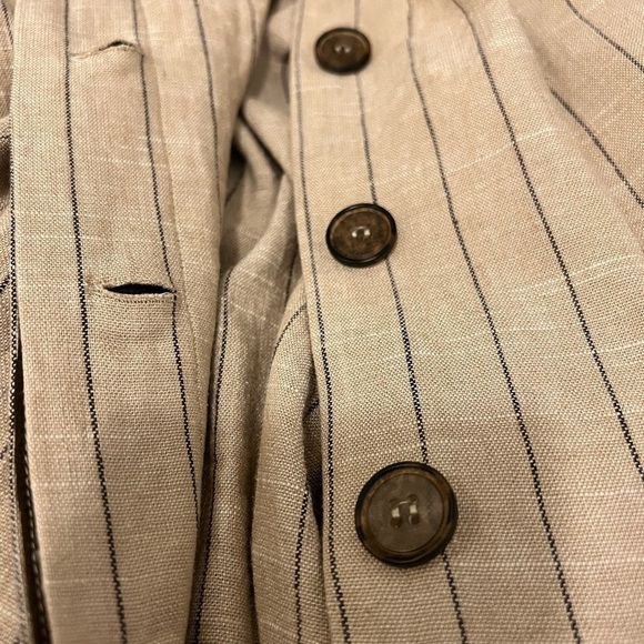 LATTELIER Linen Blend Blazer Jacket - Picture 7 of 10